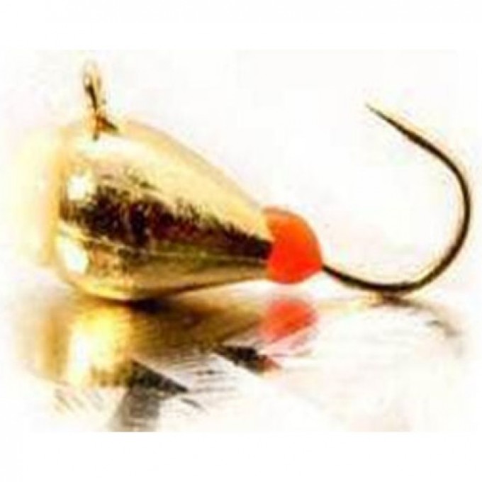 Мормышка вольфрамовая LUCKY JOHN КАПЛЯ с петелькой и эпоксидной каплей 30мм, цвет rg LJ09030-116