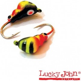 Мормышка вольфрамовая LUCKY JOHN МУРАВЕЙ крашеная с петелькой 30мм, цвет 53