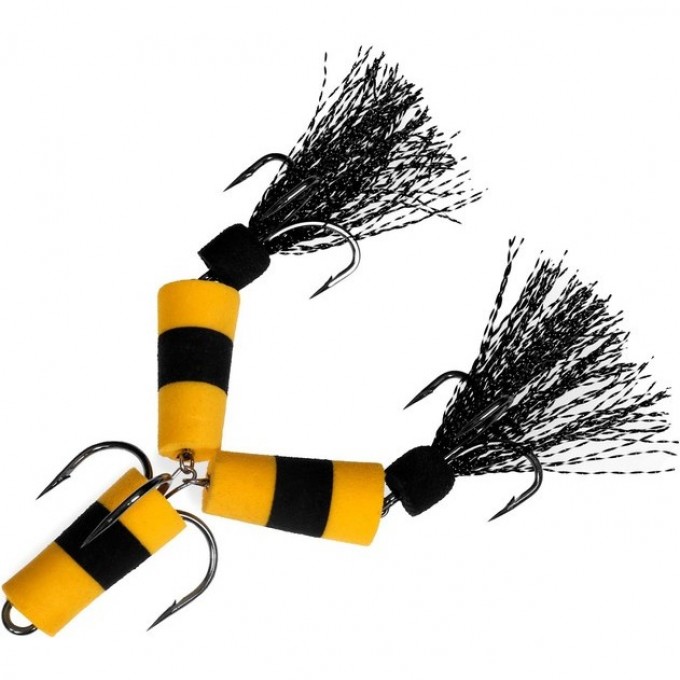 Приманка джиговая LUCKY JOHN FROG желтая/черная/желтая в блистере FB3001554