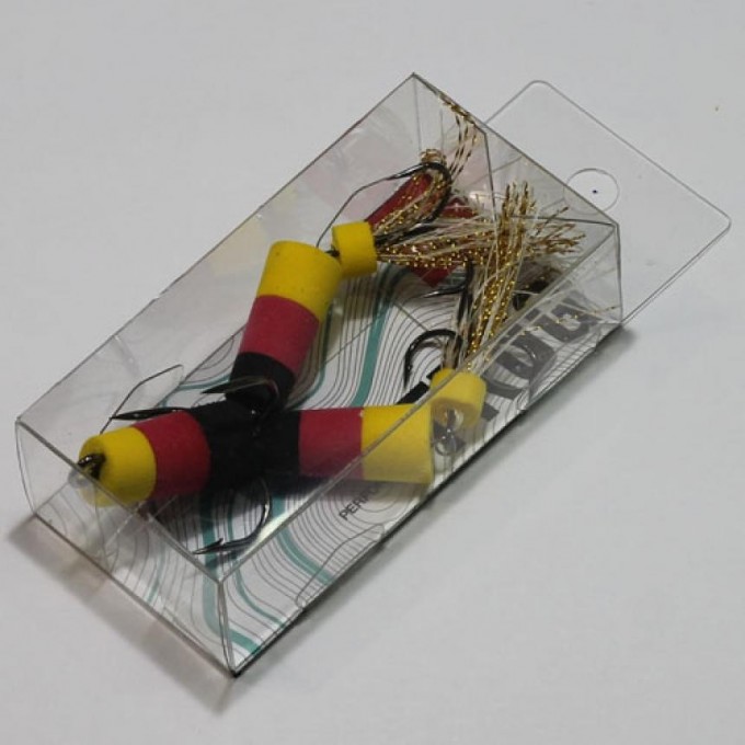 Приманка джиговая LUCKY JOHN FROG желтая/красная/черная в блистере FB3002941