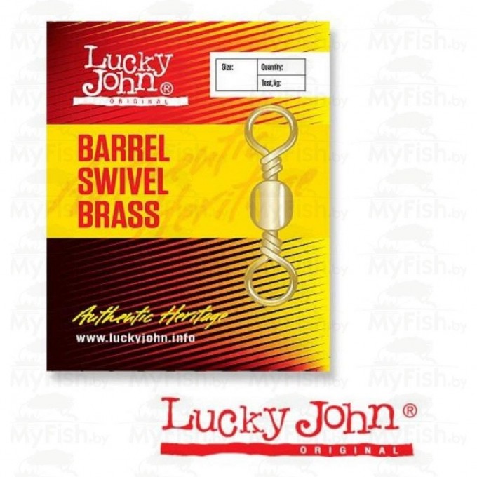 Вертлюги LUCKY JOHN BARREL BRASS 020 10Шт. LJ5003-020