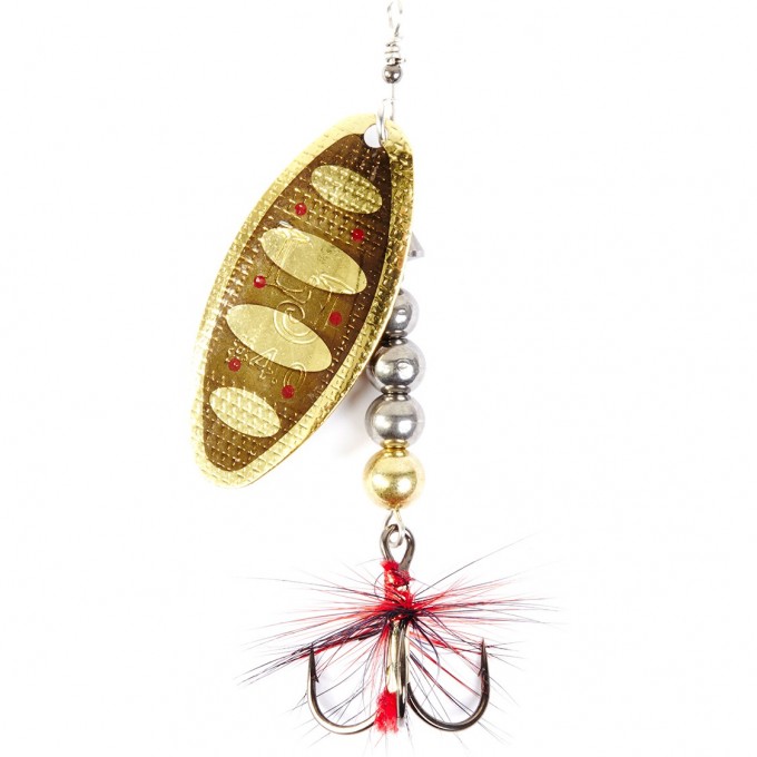 Блесна вращающаяся LUCKY JOHN SHELT BLADE TUNGSTEN BODY №4, 20 г, цвет 001 LJSBT04-001