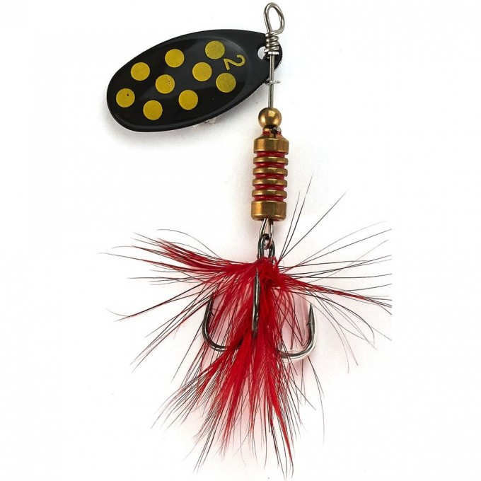 Блесна вращающаяся LUCKY JOHN SPIN-X ROUND №2, 5 г, цвет Bf LJSR02-BF