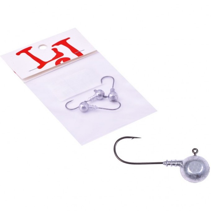 Джиг-головки LUCKY JOHN BALL 18г, крючок №3, уп. 3шт LJBLJ-018
