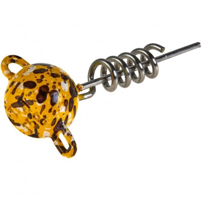 Груз-головки спираль LUCKY JOHN 3D BBS SERIES WOBBLING FLEXHEAD PIKE 21г, цвет 002, 2шт LJWFP21-002