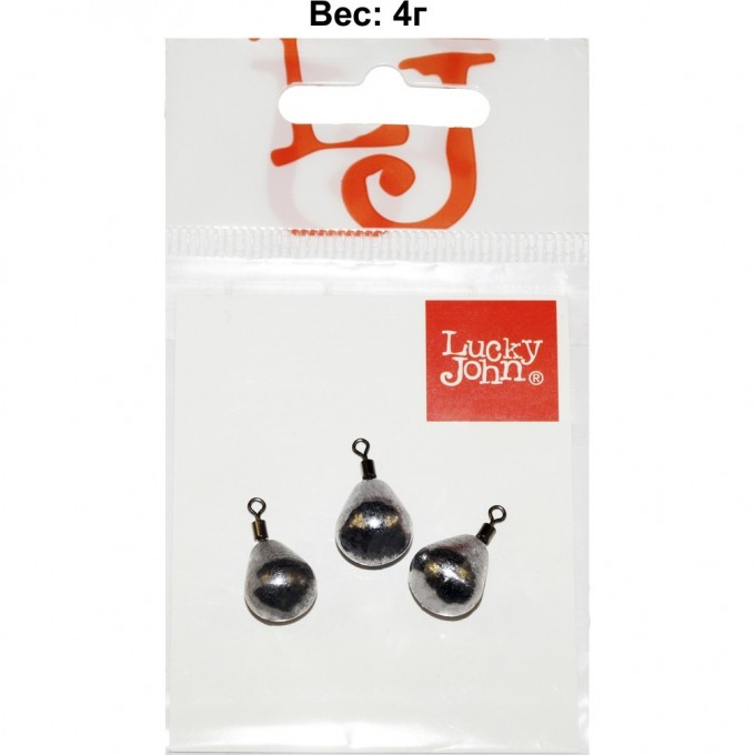 Грузa LUCKY JOHN JIG RIG 4г, уп. 3шт LJJR-0040