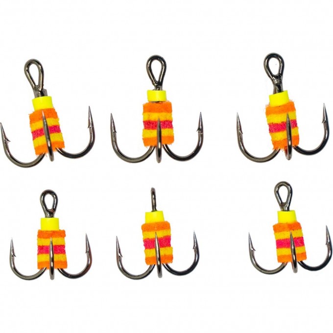 Крючки-тройники для приманок LUCKY JOHN 008-3шт 010-3шт 71-N1