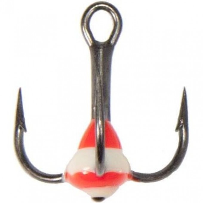 Крючок-тройник для приманок LUCKY JOHN с каплей цветной, №12, цвет rfr LJ99120-13