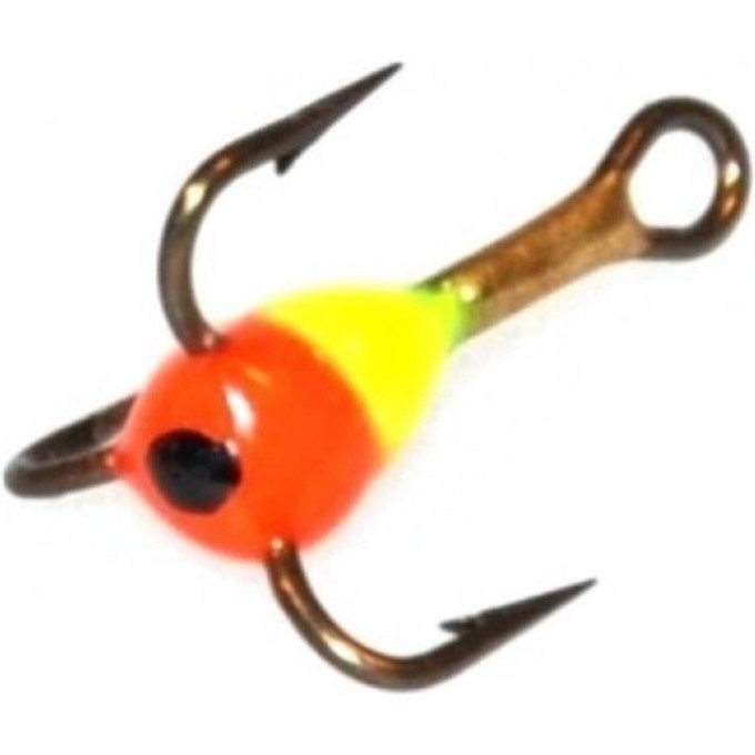 Крючок-тройник для приманок LUCKY JOHN с каплей цветной, №14, цвет 05 LJ99140-05