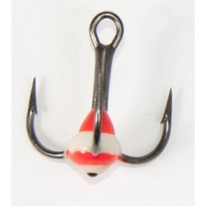 Крючок-тройник для приманок LUCKY JOHN с каплей цветной, №8, цвет fr LJ99060-02