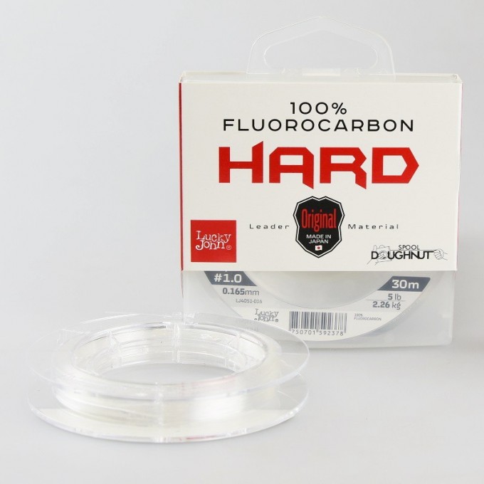 Леска монофильная LUCKY JOHN FLUOROCARBON HARD 30 м – 0,260 мм LJ4051-026