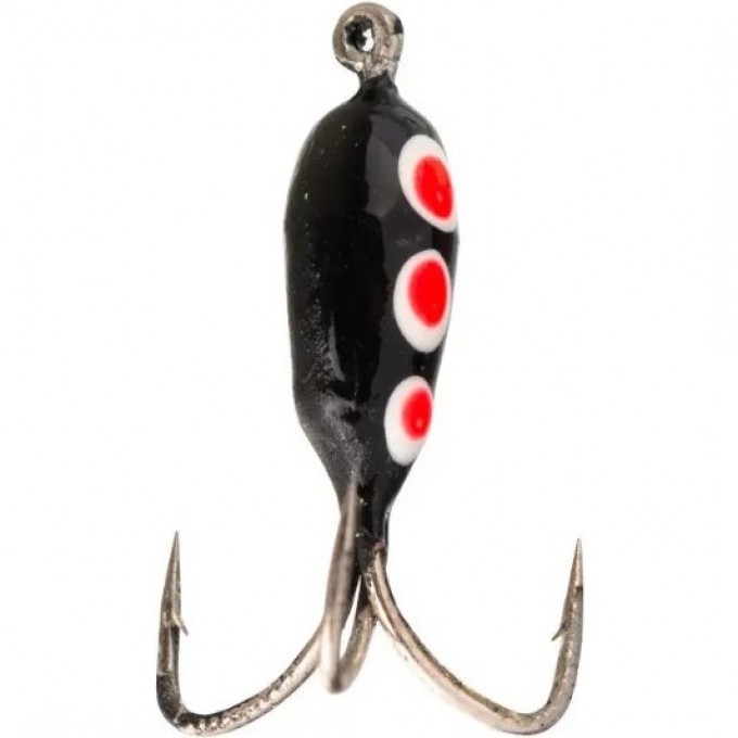 Мормышка вольфрамовая LUCKY JOHN БАНАН РИЖСКИЙ с петелькой и бисером кошачий глаз 50мм, цвет blue LJ11050-12