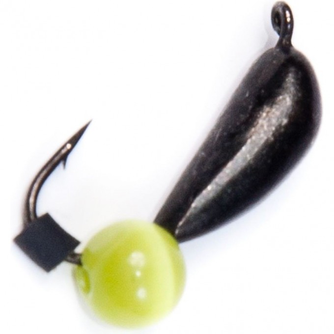 Мормышка вольфрамовая LUCKY JOHN БАНАН спортивный бензин с петелькой и диско шаром золото 30мм, цвет GO LJ36070-05