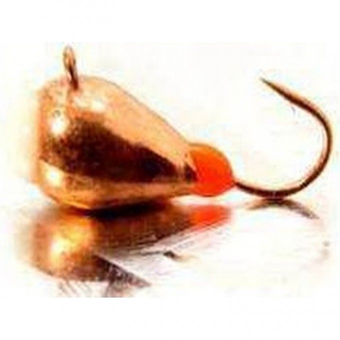 Мормышка вольфрамовая LUCKY JOHN КАПЛЯ с петелькой и эпоксидной каплей 30мм, цвет rc LJ09030-115