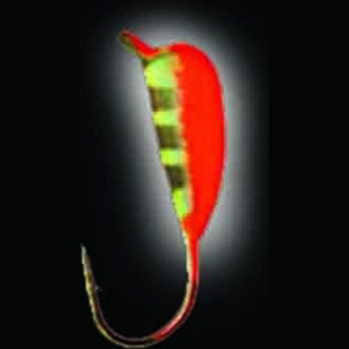 Мормышка вольфрамовая LUCKY JOHN SALMO НИМФА с петелькой и люминофором 50мм, цвет r LJ15050-43