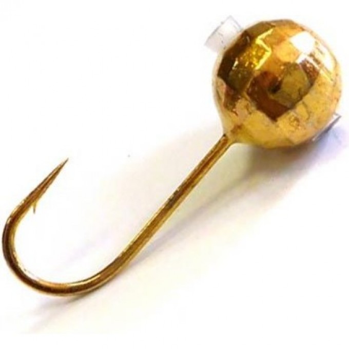 Мормышка вольфрамовая LUCKY JOHN ШАР граненый с отверстием и кембриком 50мм, цвет 10 LJ01050-02