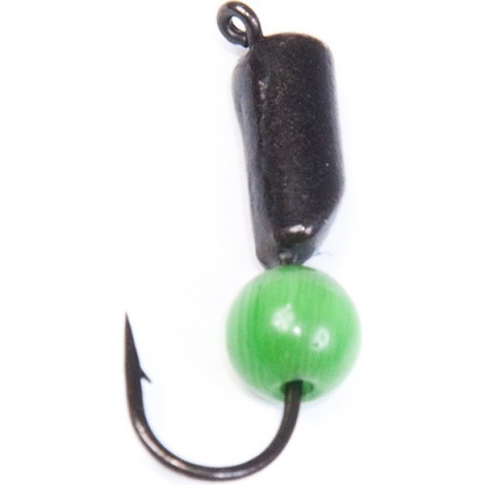 Мормышка вольфрамовая LUCKY JOHN СТОЛБИК с петелькой и бисером голубой Кошачий Глаз 70мм, 025/11 LJ35070-11