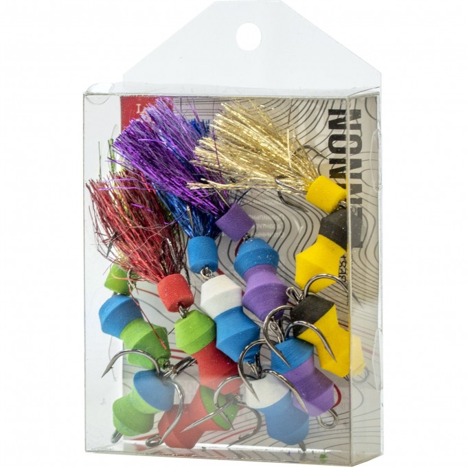 Приманка джиговая LUCKY JOHN PENNON TIPSYWORM MIX1 5шт. LJPB005-01