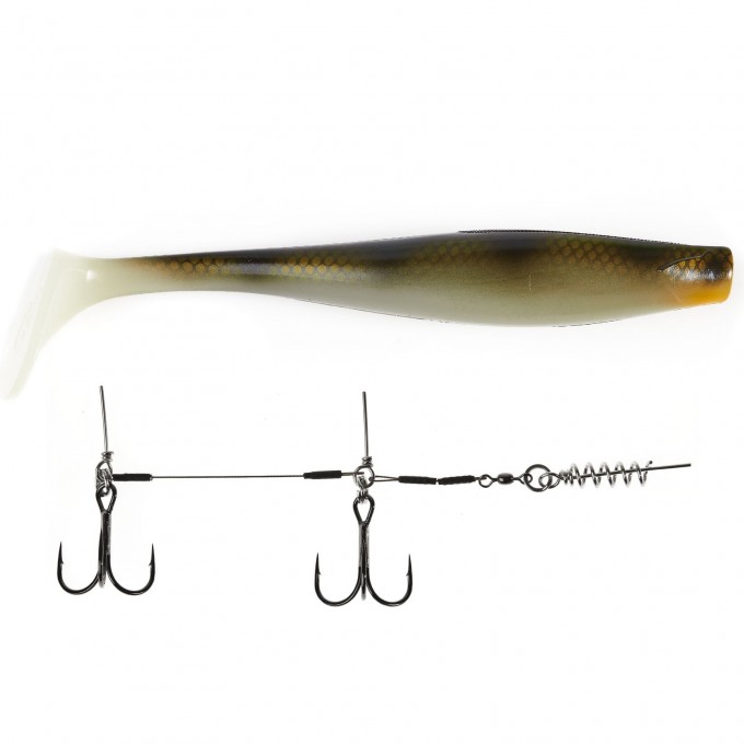 Виброхвосты LUCKY JOHN 3D BBS Series GIANT KUBIRA SWIM SHAD 10,3in (26,00)/PG26 1шт.+Stinger XL 140434SET-PG28