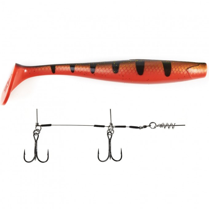 Виброхвосты LUCKY JOHN 3D BBS SERIES KUBIRA SWIM SHAD 9,0in (22,86)/PG18 1шт.+STINGER L 140433SET-PG22
