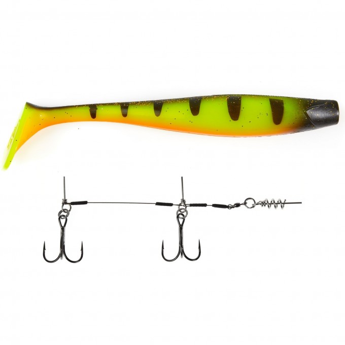 Виброхвосты LUCKY JOHN 3D BBS Series KUBIRA SWIM SHAD 9,0in (22,86)/PG41 1шт.+Stinger L 140433SET-PG41