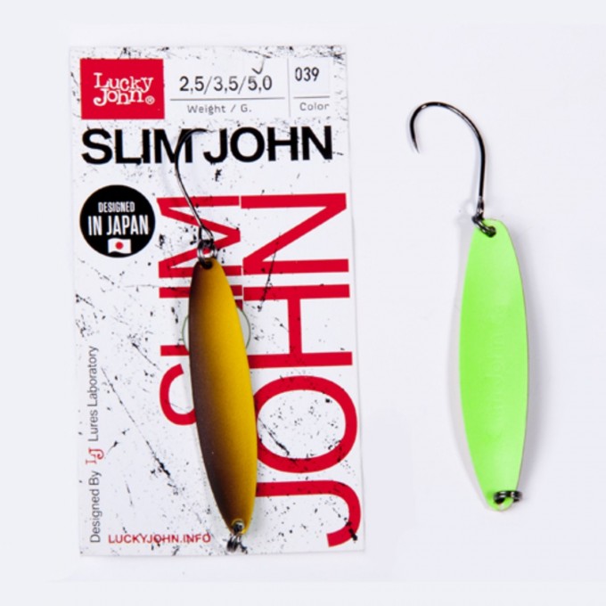 Блесна колеблющаяся LUCKY JOHN SLIM JOHN 5 г, цвет 039 LJSJ50-039