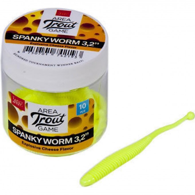 Слаги съедобные искусственные LUCKY JOHN PRO SERIES TRICK WORM 2.0in (51 мм), цвет s88, 10 шт 140160-S88